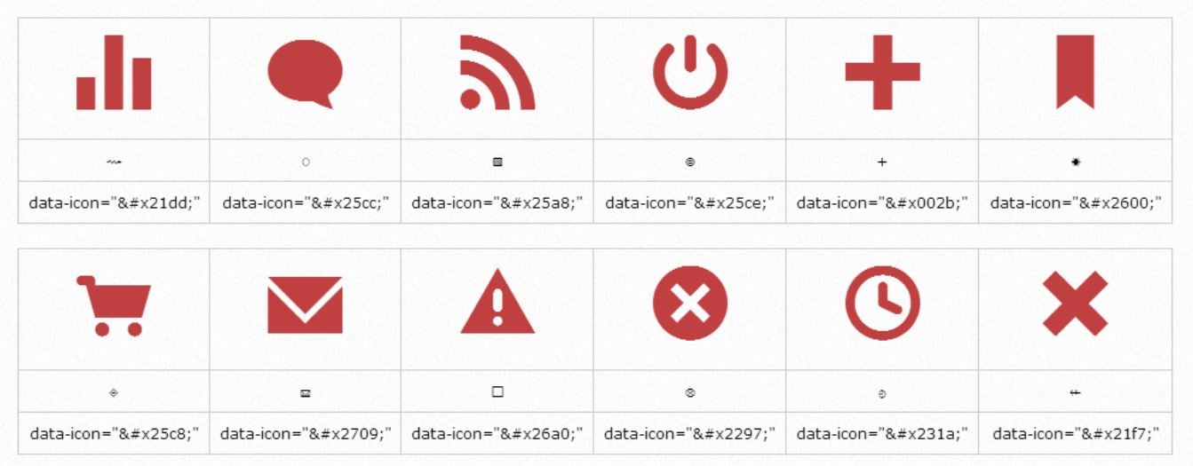 icon fonts