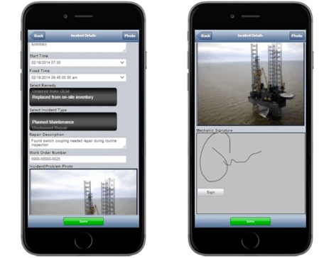 Thomas Guth used Alpha Anywhere to create a mobile maintenance and inspection app, designed for tablets and smartphones that would allow workers on the oil platform to record maintenance and inspection information, and update the database via Wi-Fi.