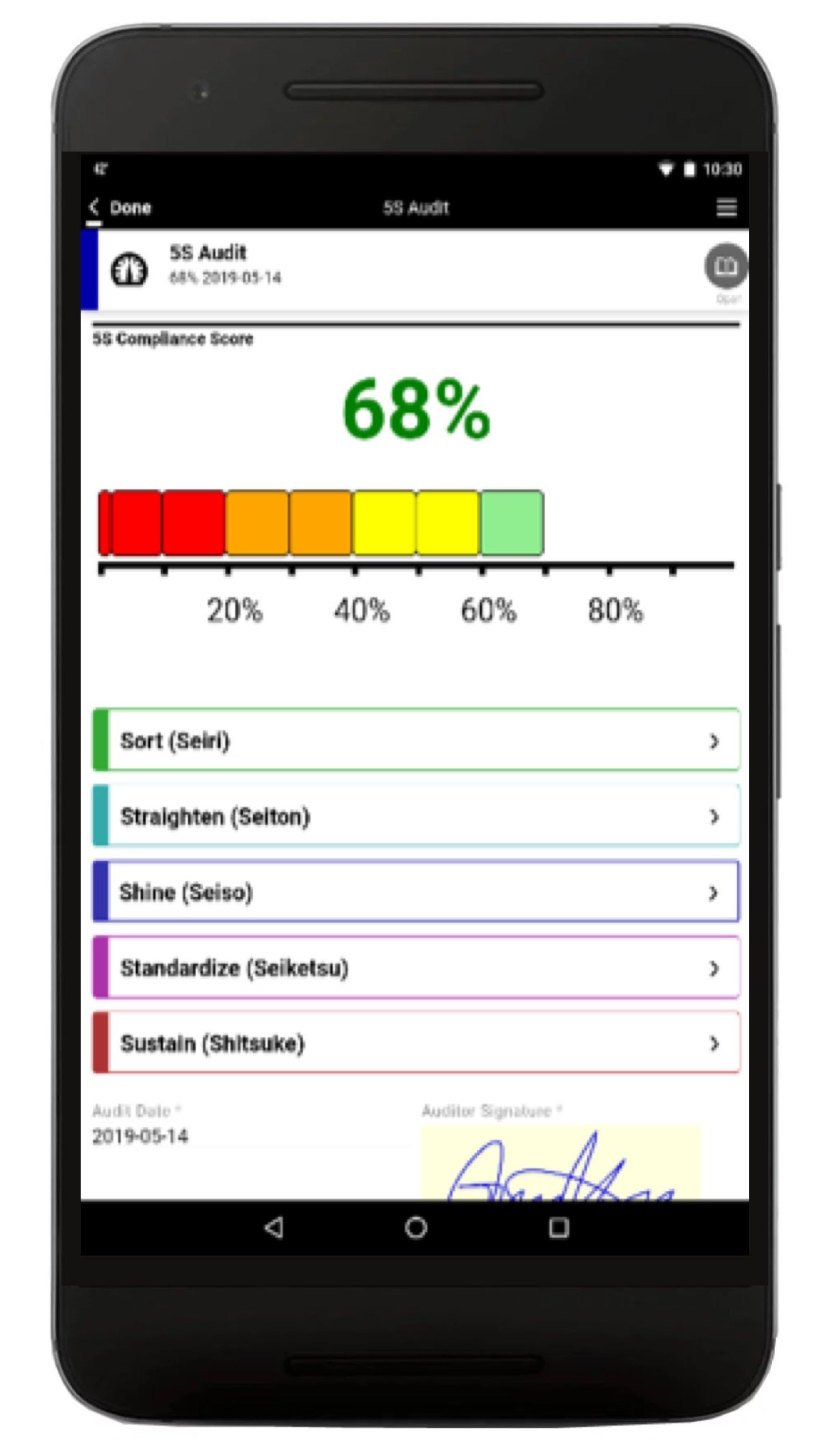 5S Audit App Screenshot 1