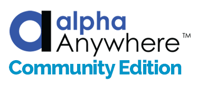 Alpha Anywhere low code app development software