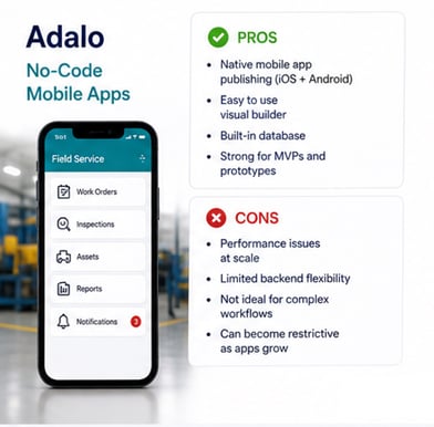 Adalo AI builder pros and cons