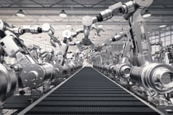 Industrial Robots: Robotic Process Automation (RPA), mobile apps and AI will fundamentally change how employees engage with industrial robots and IoT devices
