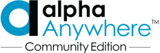 AlphaAnywhere low code software