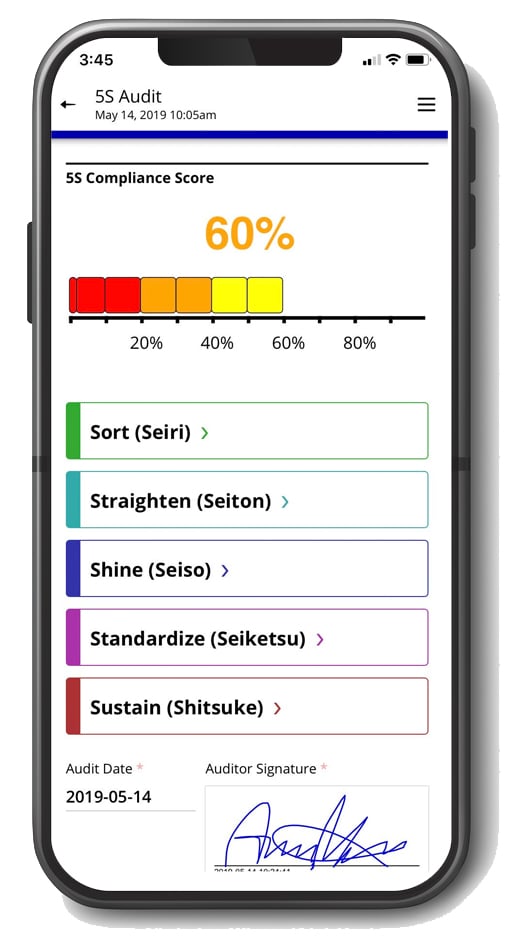 Alpha Software 5S Audit Checklist App