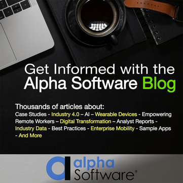 Low-Code Development Blog Graphic | Alpha Software