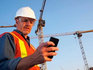 Construction Worker Phone