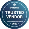 Crozdesk Truted Vendor 2020