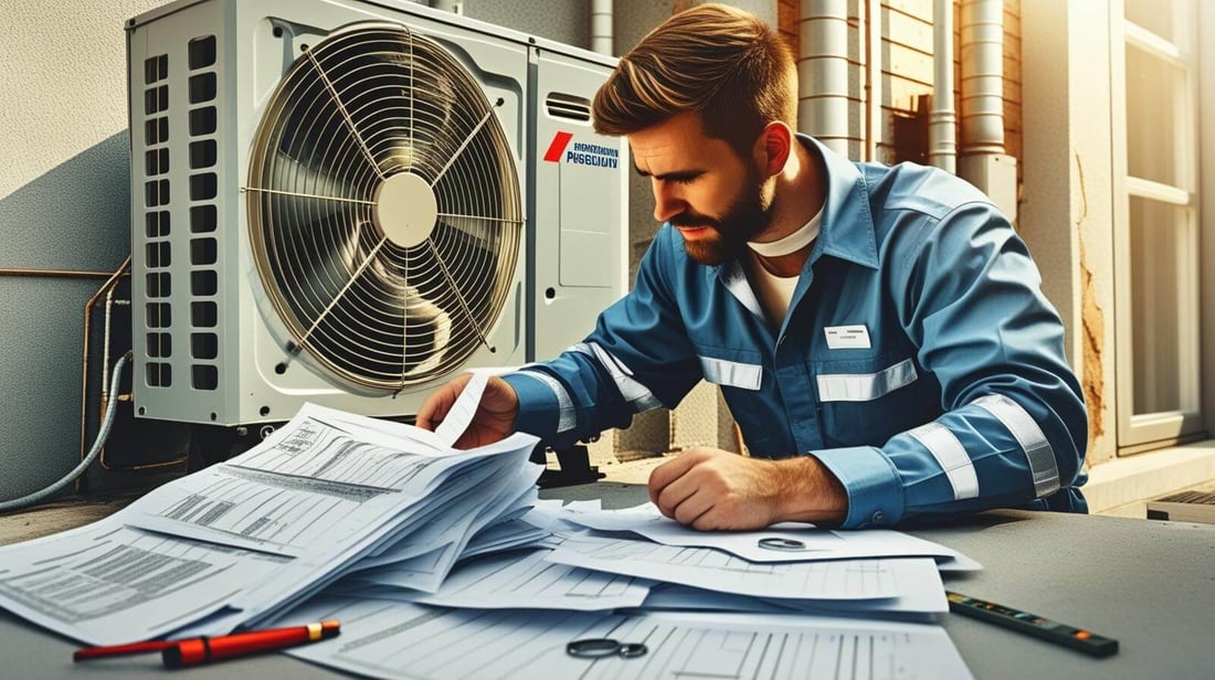 HVAC business owner managing technician schedules during labor shortage