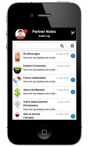 mobile app for customer information