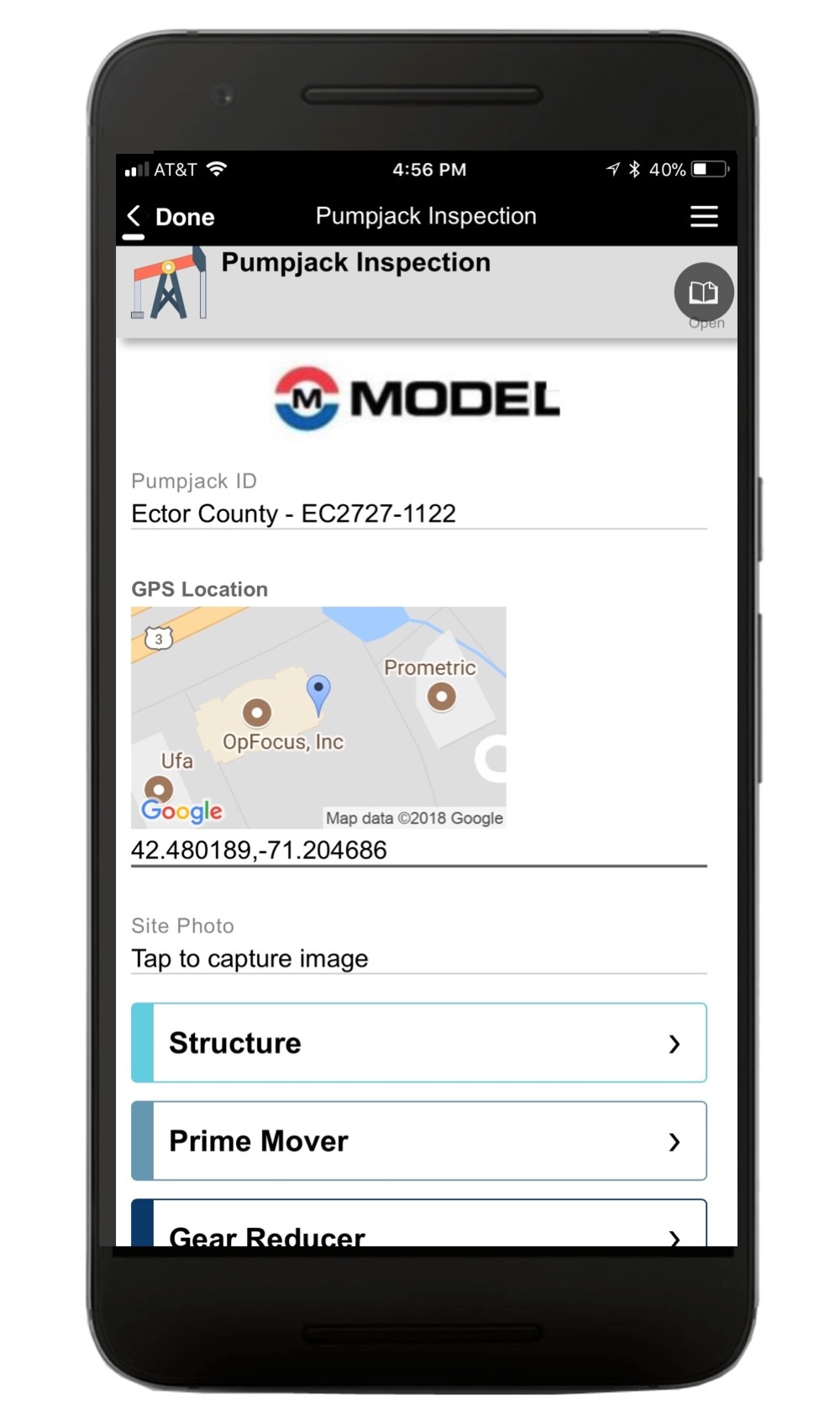 mobile app with mapping