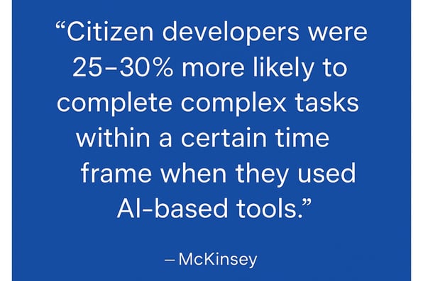 McKinsey Citizen Developers and AI apps