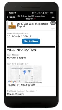 Oil Well Inspection App Screenshot 1