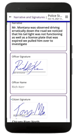 Police Report App Screenshot 2