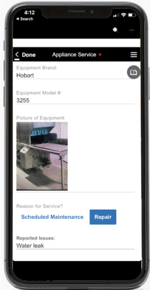 Service Dispatch app built by citizen developer
