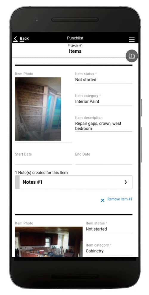 Get access to the Construction Punch List App with a free trial of Alpha TransForm