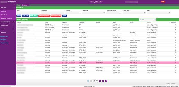 VOLMAPP provides helps vulnerable citizens during COVID