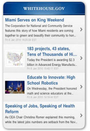 White House Government app