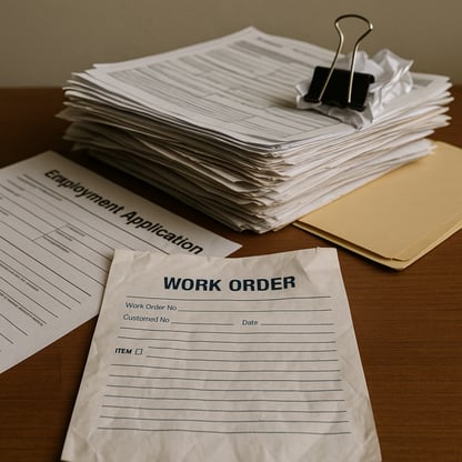 paper forms problem