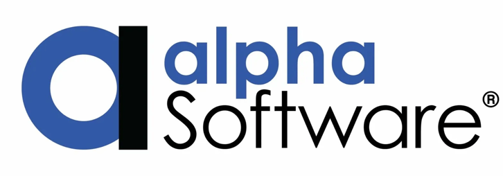Logotipo da Alfa Software.