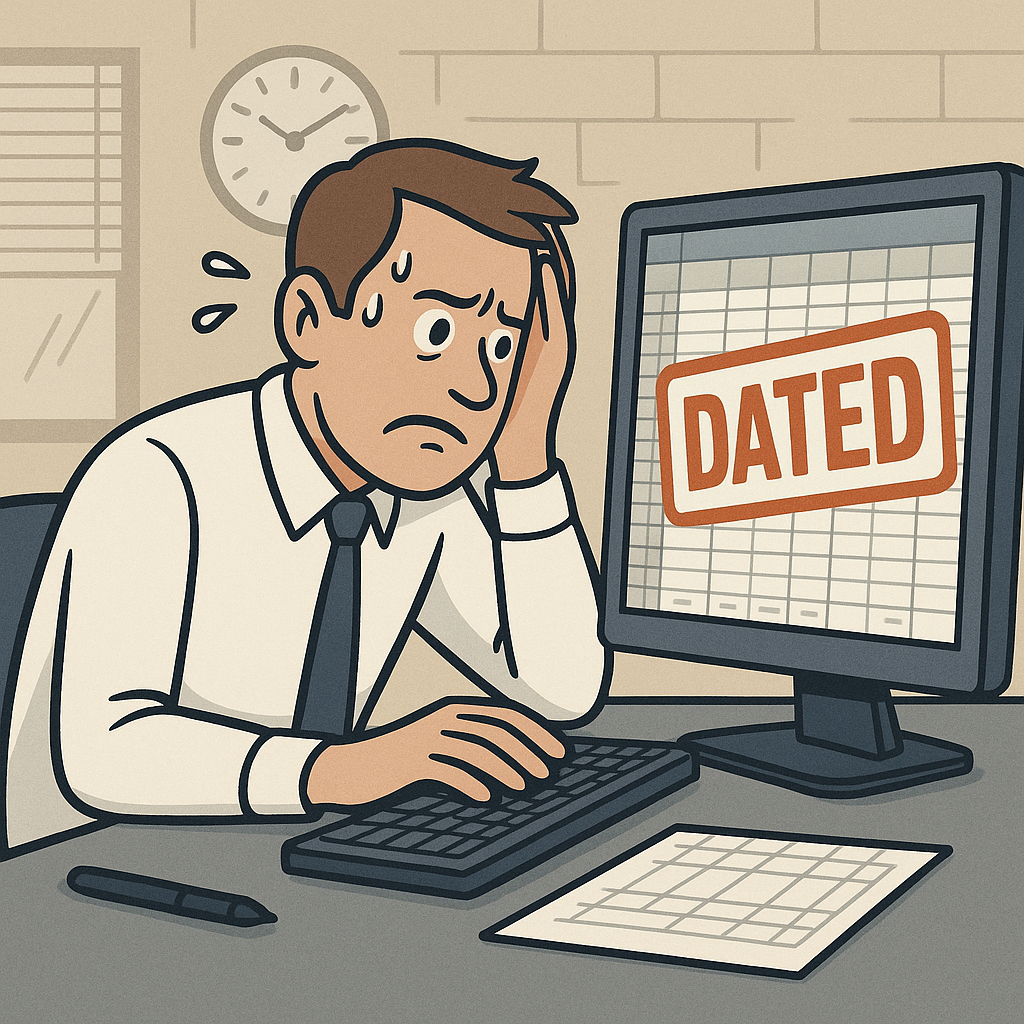 spreadsheets are a poor fit for modern business