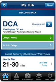My TSA government app
