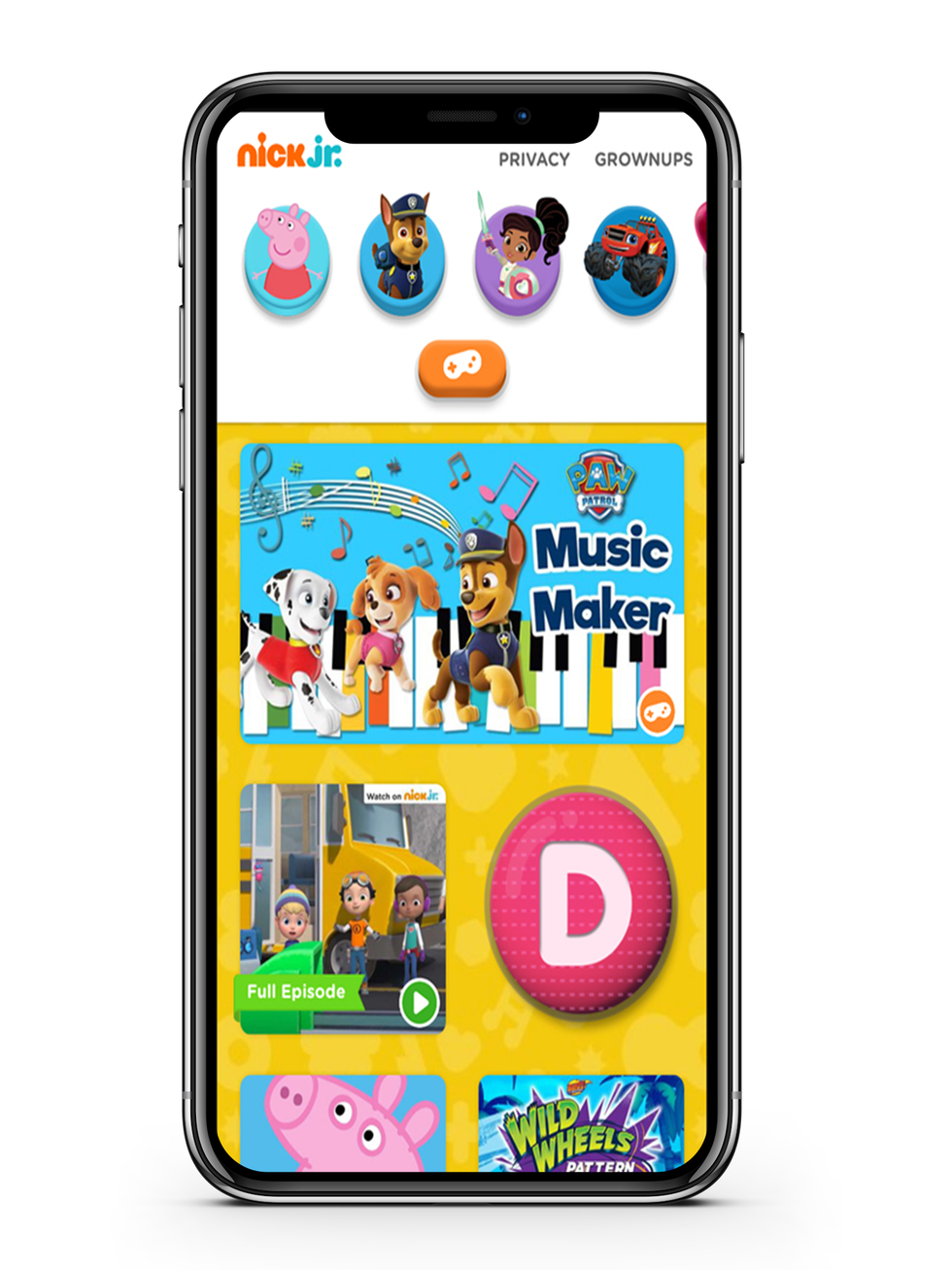 Nick Jr app for children