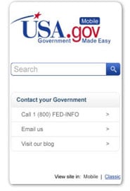 USA Goverment app