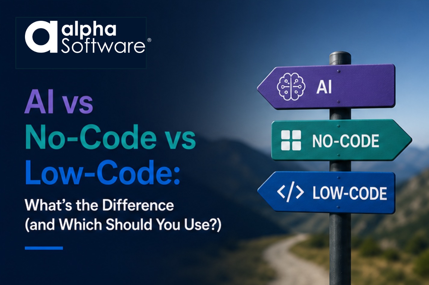 When to use AI, No-Code or Low-Code for Enterprise App Development