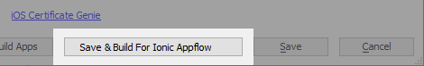 ionicAppflowBuild