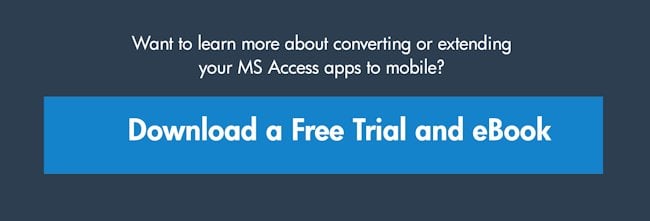 How to Convert Existing Microsoft Access Apps to Mobile